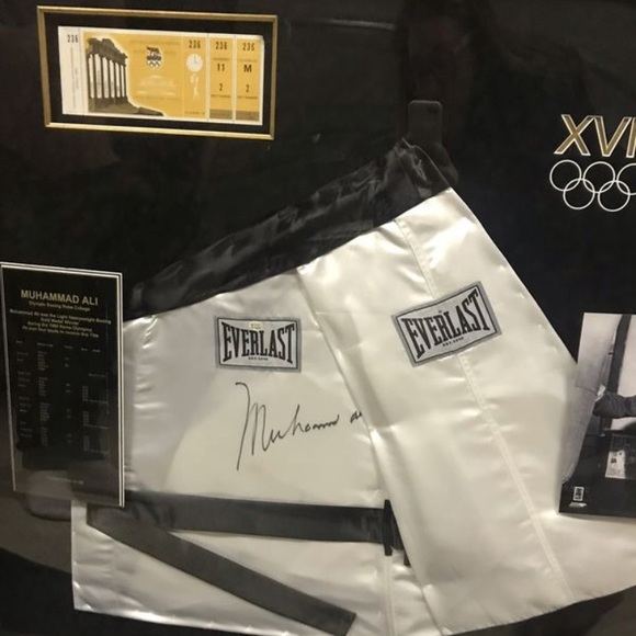 Signed Muhammad Ali Boxing Shorts & Olympi…